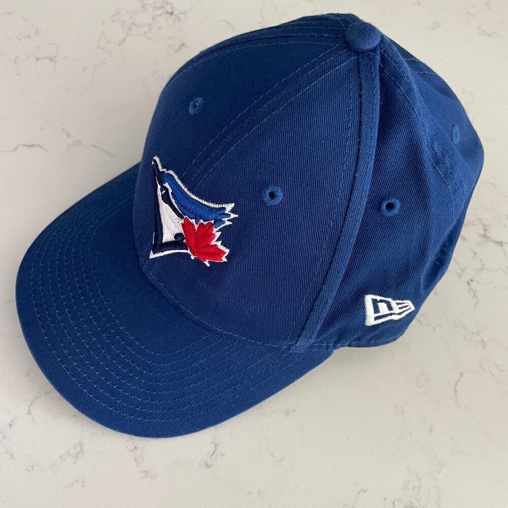 New Era 9 Forty Fitted Official Toronto Blue Jays Baseball Cap Blue Wht Red Sz S